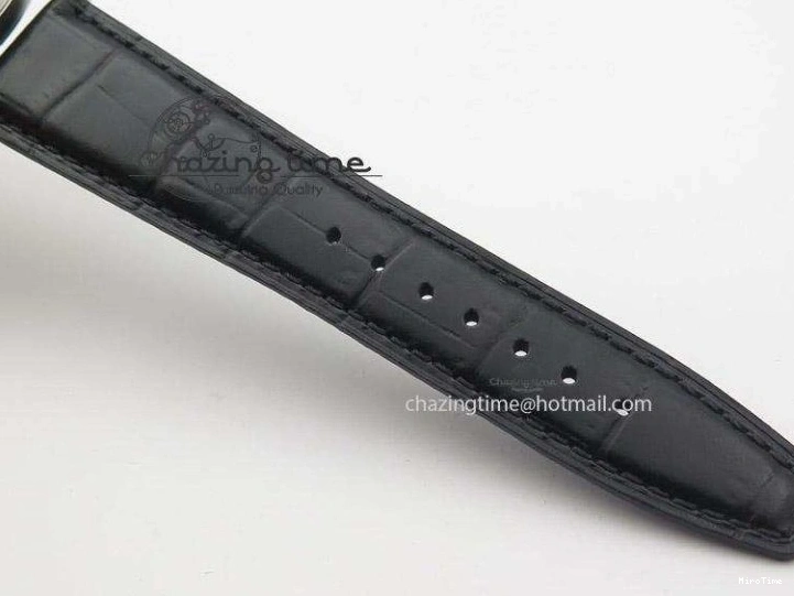 MIROTIME 0501 Sustainable Portuguese IW545408 White Dial ZF 1:1 Best Edition On Dark Blue Leather Strap 7335